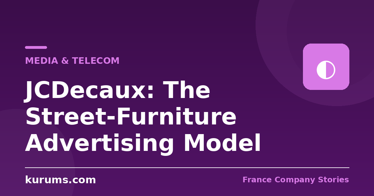 JCDecaux: The Street-Furniture Advertising Model