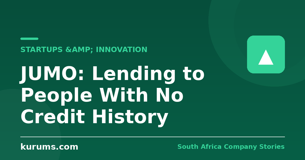 JUMO: Lending to People With No Credit History