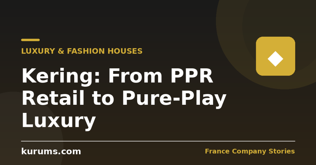 Kering: From PPR Retail to Pure-Play Luxury