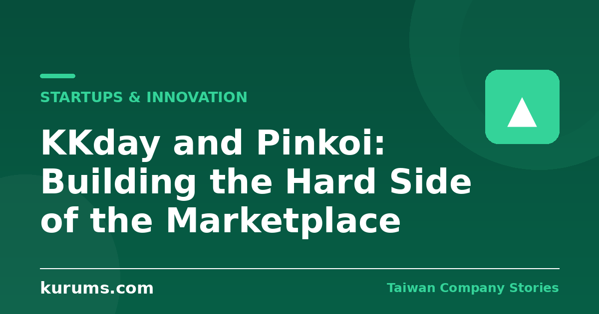 KKday and Pinkoi: Building the Hard Side of the Marketplace