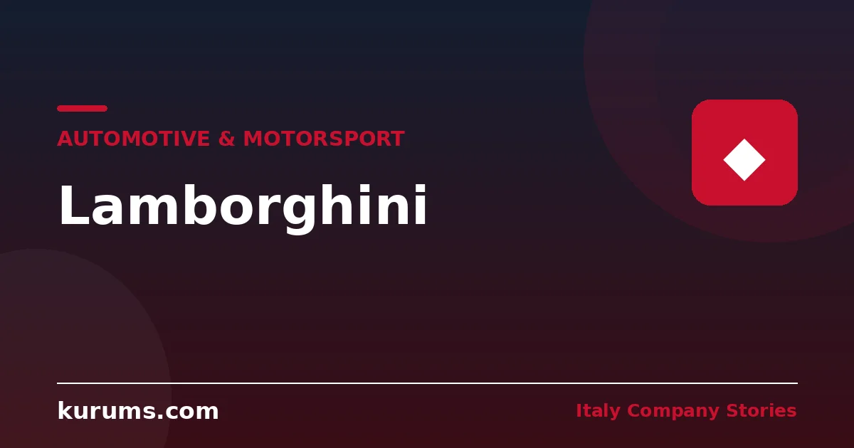 Lamborghini: From Tractor Grudge to Volkswagen's Supercar Star