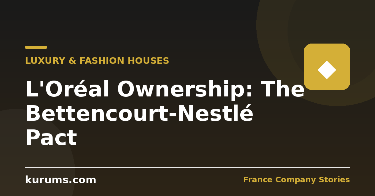 L'Oréal Ownership: The Bettencourt-Nestlé Pact