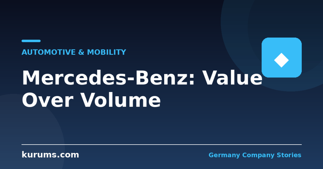 Mercedes-Benz and the Retreat to Luxury: Did Value Over Volume Work?