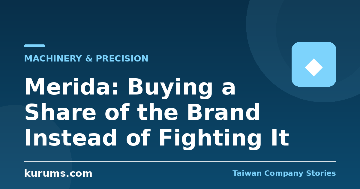 Merida: Buying a Share of the Brand Instead of Fighting It