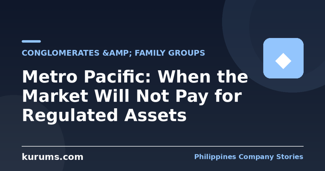 Metro Pacific: When the Market Will Not Pay for Regulated Assets