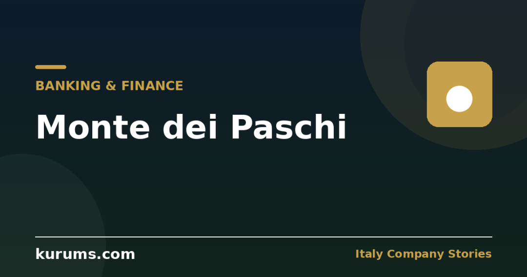 Monte dei Paschi: The World's Oldest Bank in Crisis
