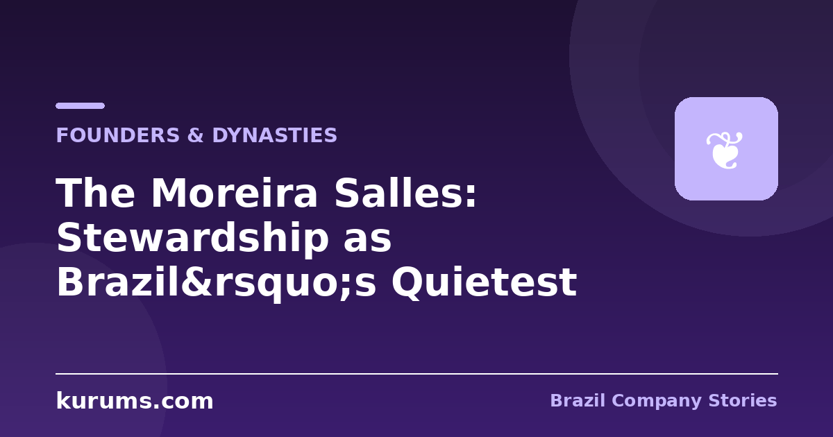 The Moreira Salles: Stewardship as Brazil’s Quietest Superpower