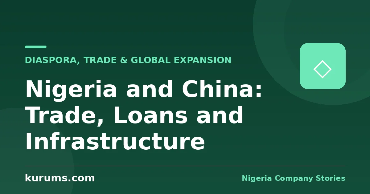 Nigeria and China: Trade, Loans and Infrastructure