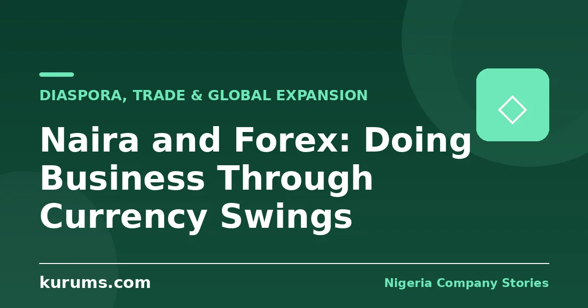 Naira and Forex: Doing Business Through Currency Swings