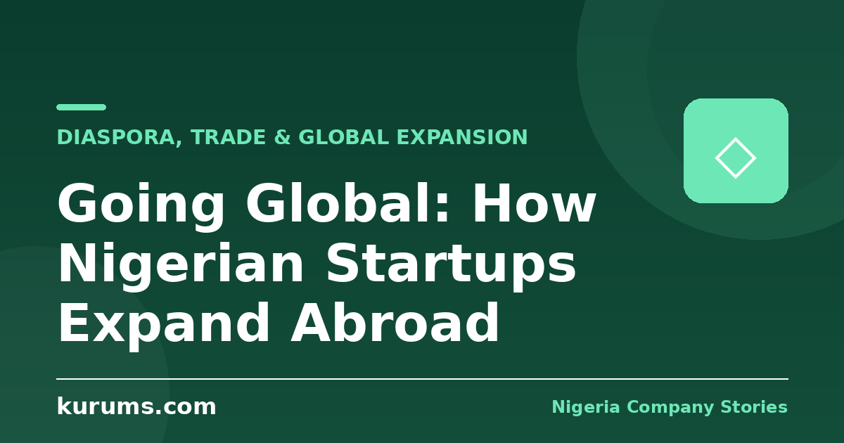 Going Global: How Nigerian Startups Expand Abroad