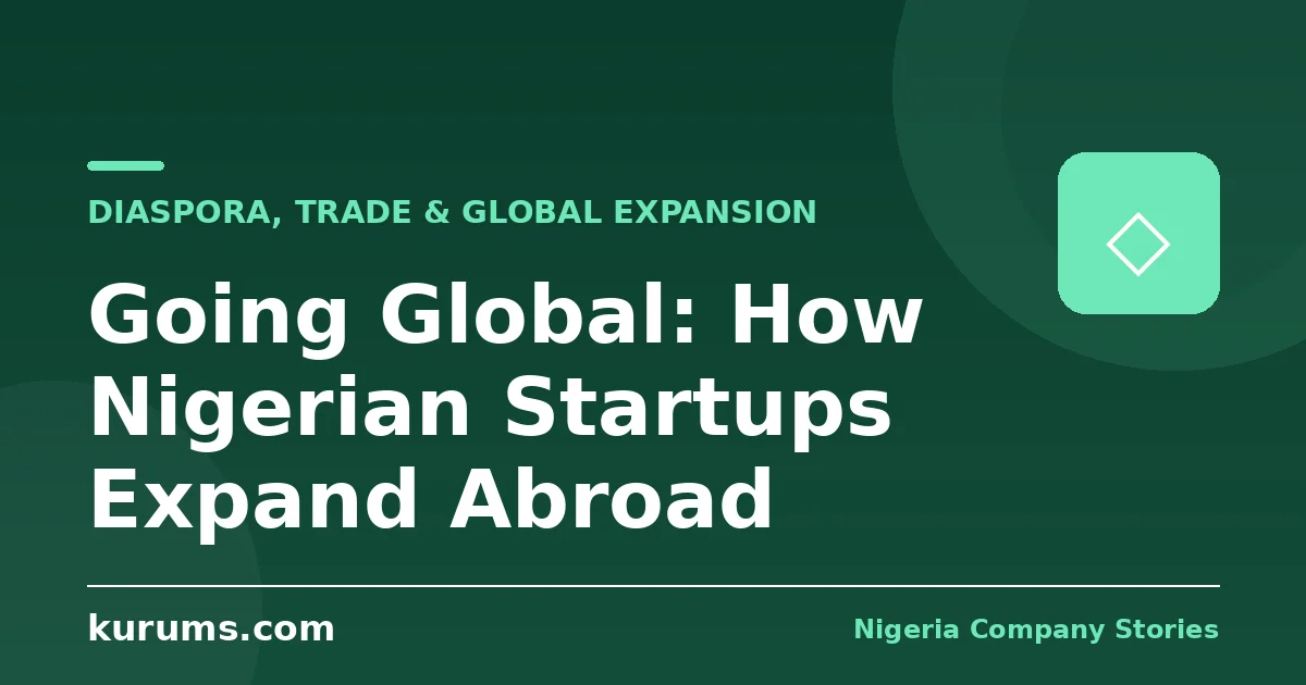 Going Global: How Nigerian Startups Expand Abroad