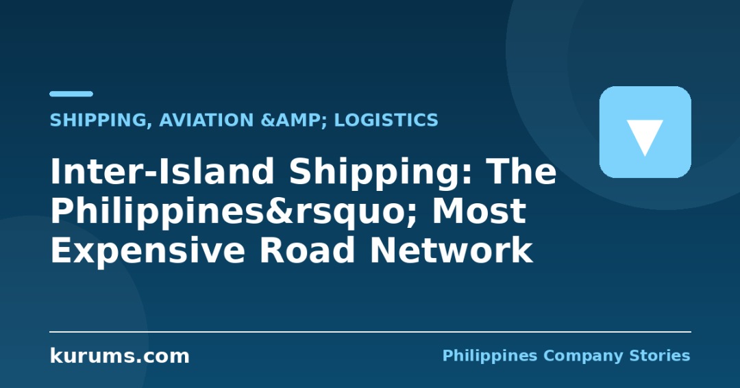 Inter-Island Shipping: The Philippines&rsquo; Most Expensive Road Network