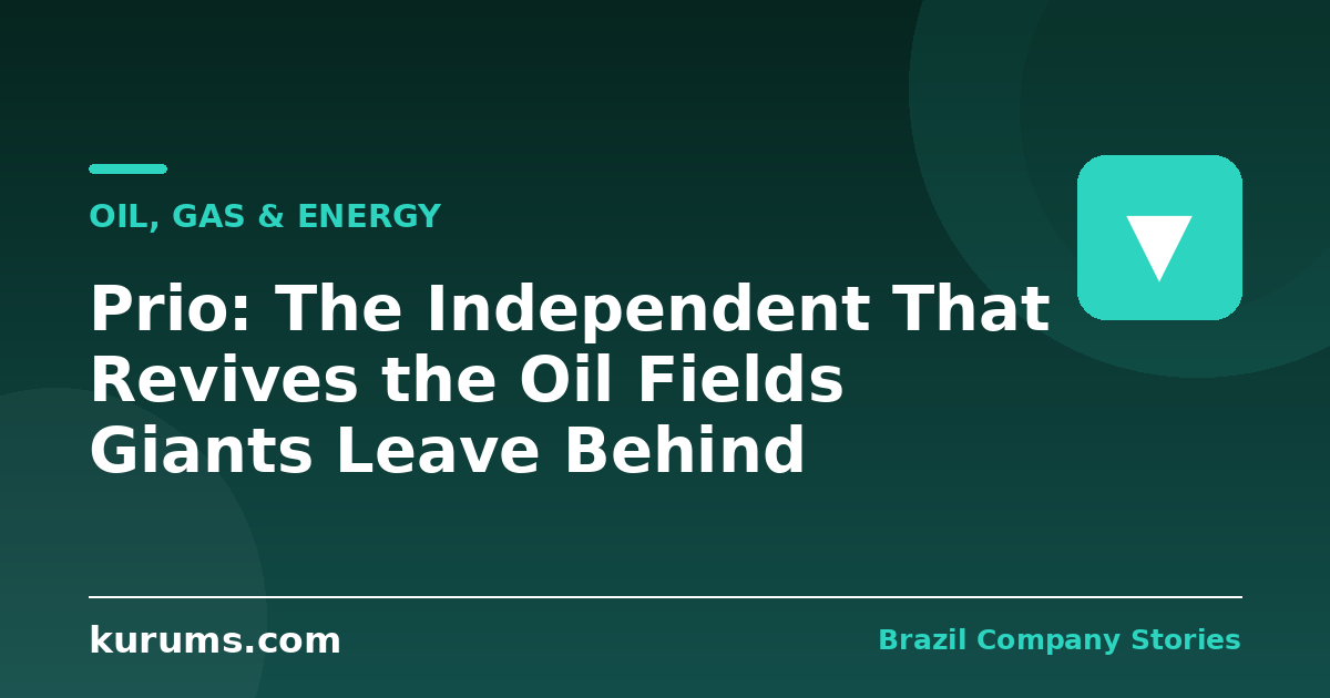 Prio: The Independent That Revives the Oil Fields Giants Leave Behind