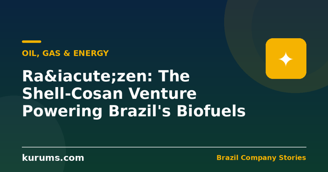 Ra&iacute;zen: The Shell-Cosan Venture Powering Brazil&rsquo;s Biofuels