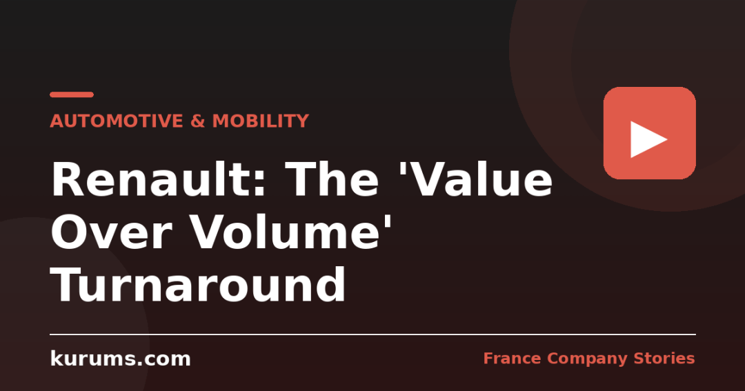 Renault: The 'Value Over Volume' Turnaround