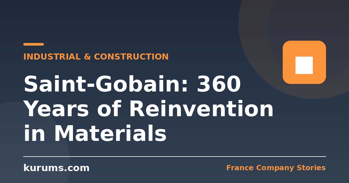 Saint-Gobain: 360 Years of Reinvention in Materials