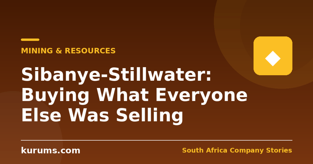 Sibanye-Stillwater: Buying What Everyone Else Was Selling