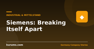 Siemens: How Breaking Itself Apart Made the Conglomerate More Valuable