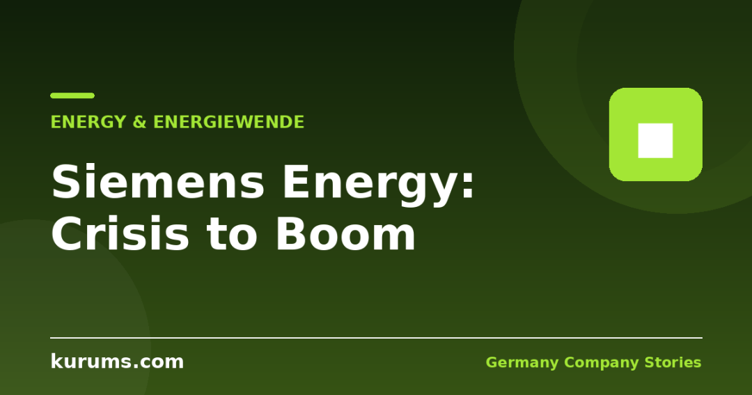 Siemens Energy: From Wind Turbine Crisis to Grid Equipment Boom