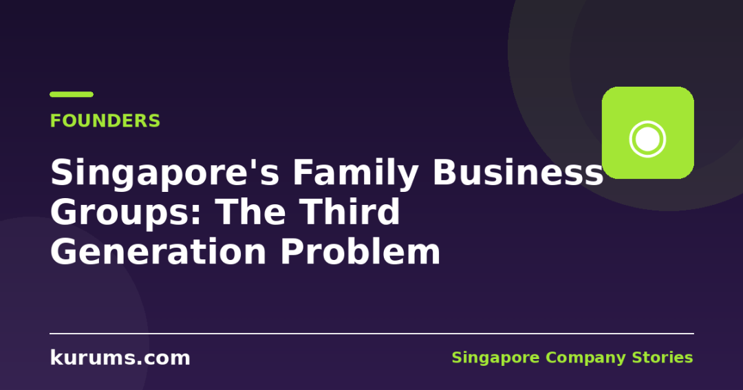Singapore’s Family Business Groups: The Third Generation Problem