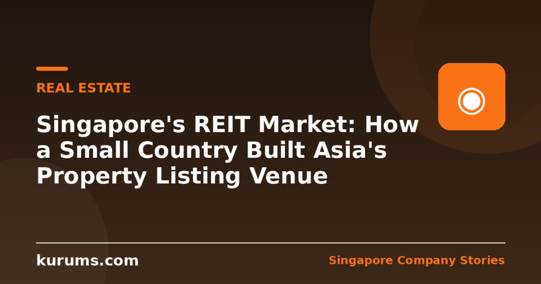 Singapore's REIT Market: How a Small Country Built Asia's Property Listing Venue