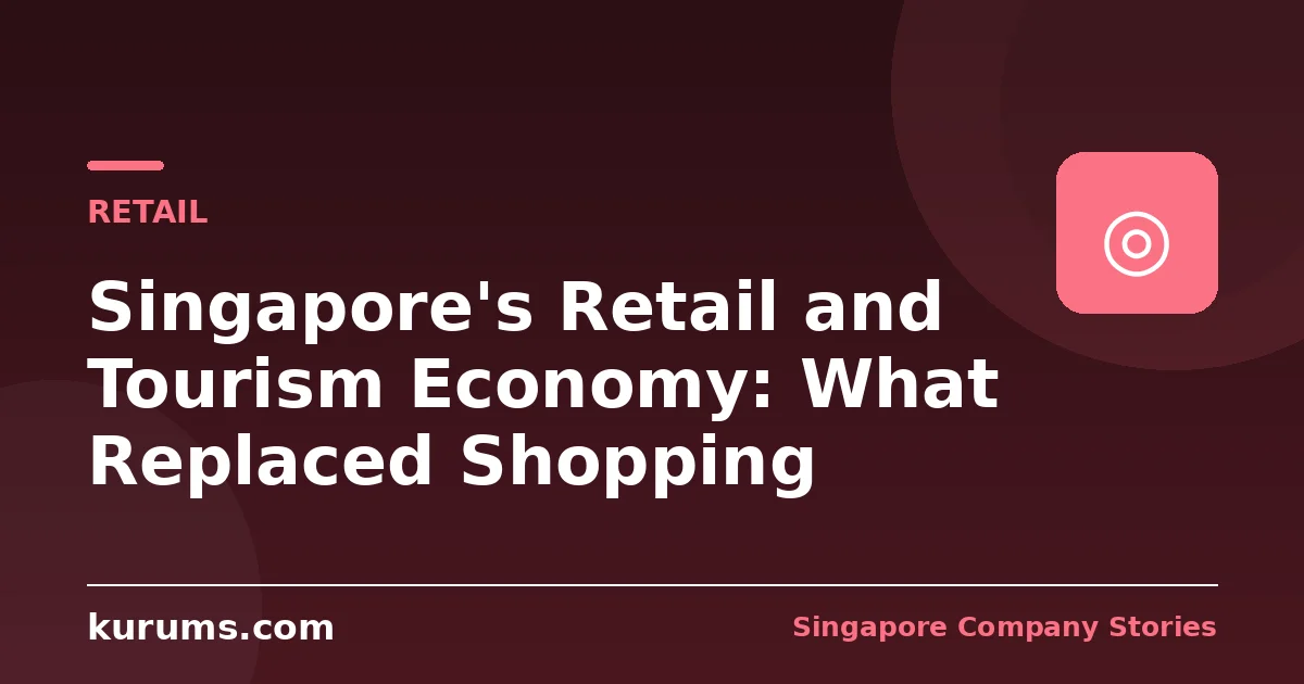 Singapore's Retail and Tourism Economy: What Replaced Shopping