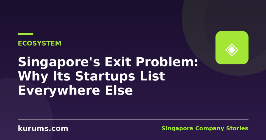 Singapore's Exit Problem: Why Its Startups List Everywhere Else