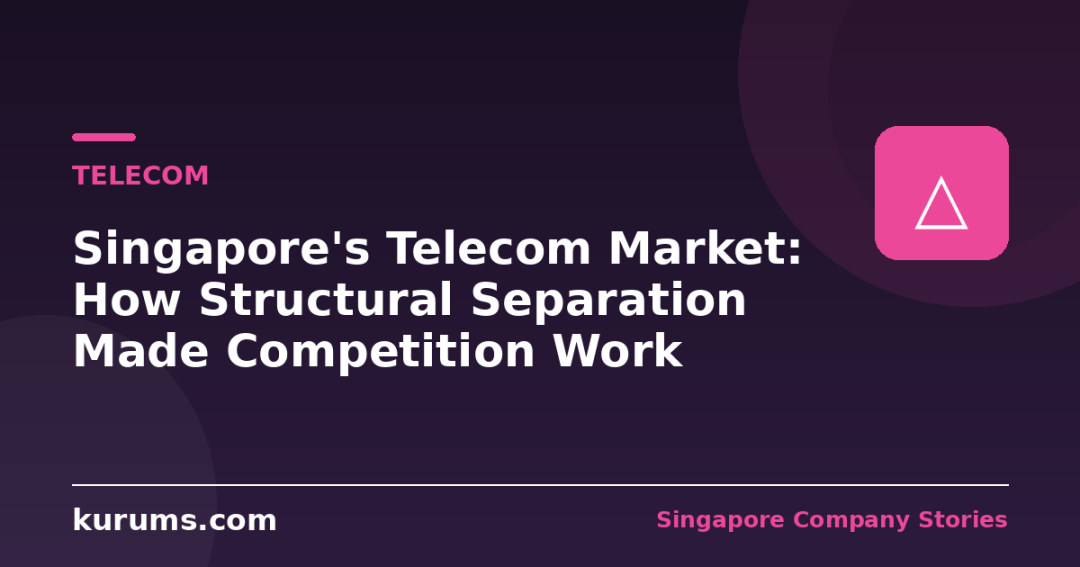 Singapore’s Telecom Market: How Structural Separation Made Competition Work