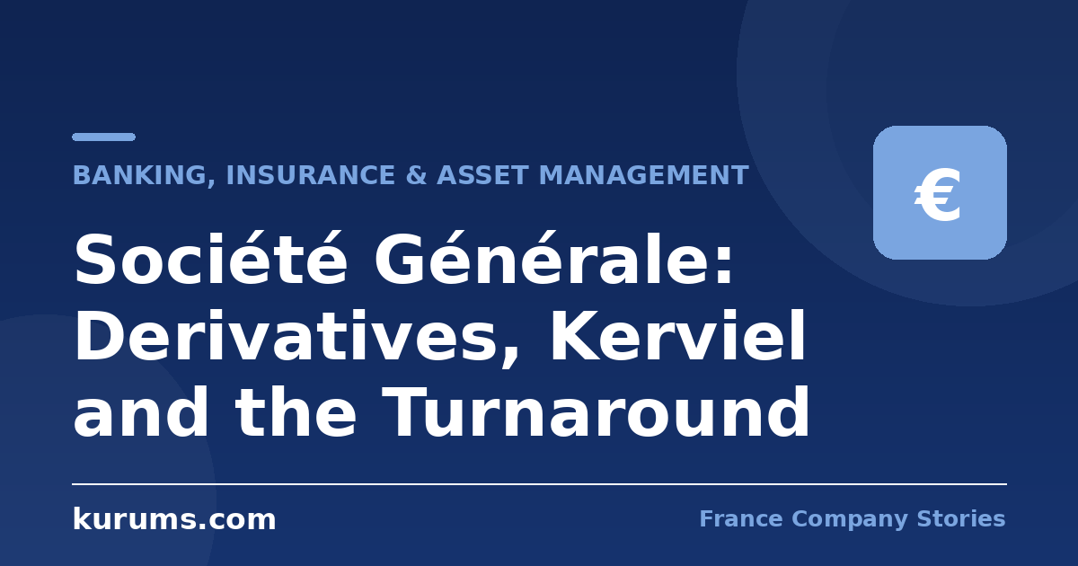 Société Générale: Derivatives, Kerviel and the Turnaround