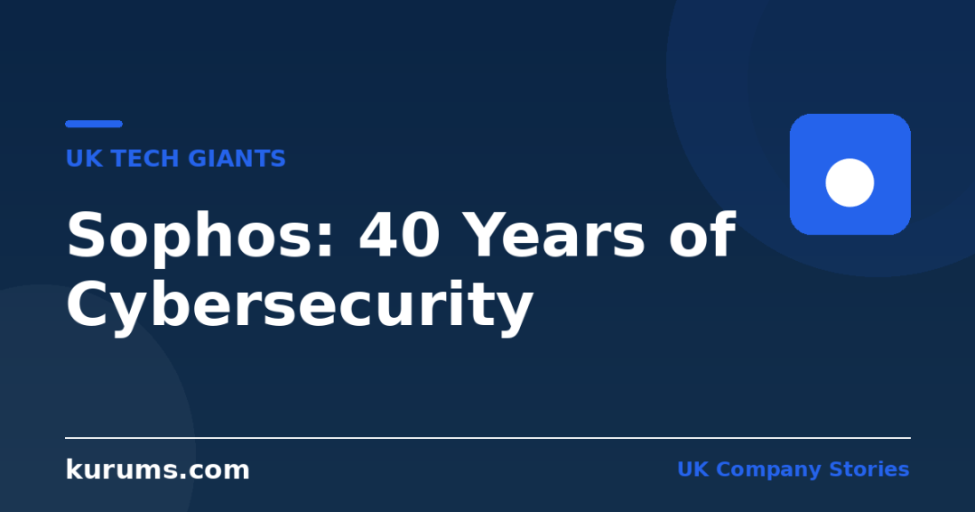 Sophos: Four Decades of British Cybersecurity Reinvention