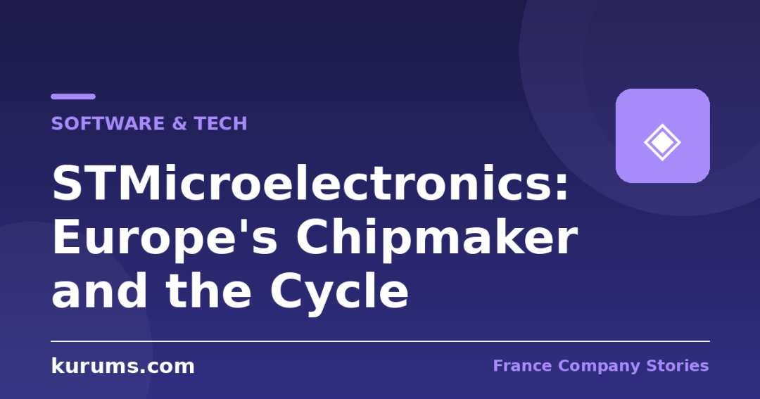 STMicroelectronics: Europe’s Chipmaker and the Cycle