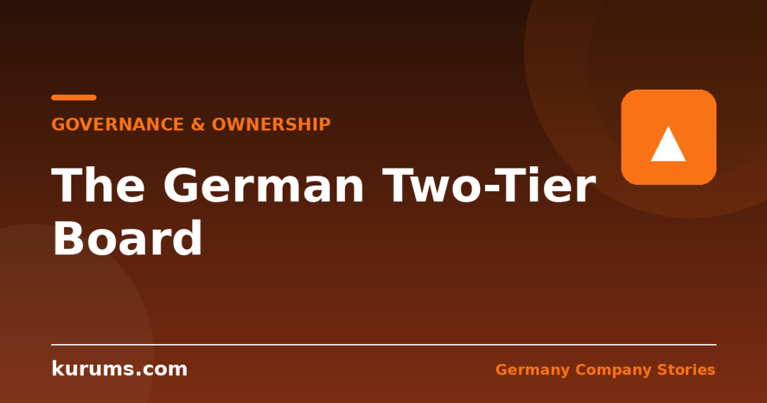 The Two-Tier Board: Why German Companies Separate Management and Supervision
