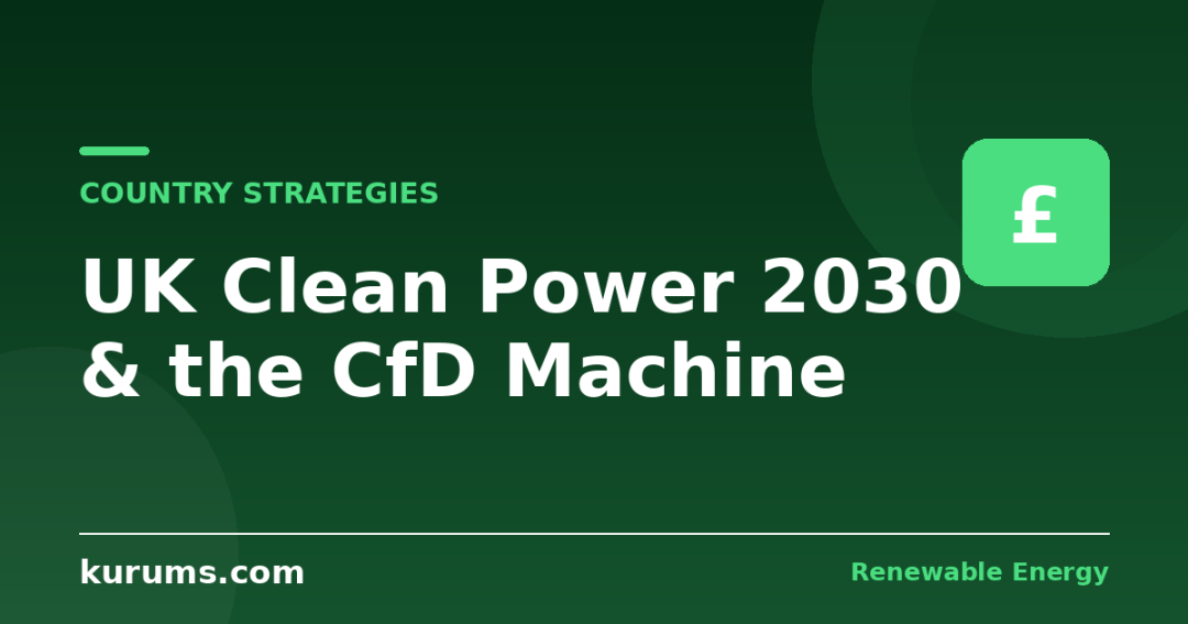 What Is the UK&rsquo;s Clean Power 2030 Strategy? CfD Auctions, Planning Reform, and Great British Energy Explained