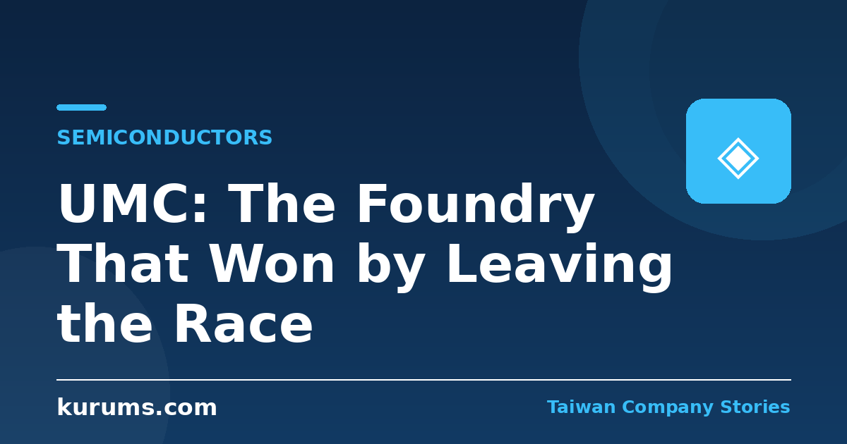 UMC: The Foundry That Won by Leaving the Race