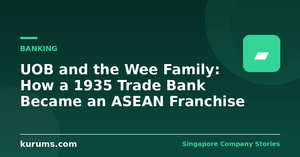UOB and the Wee Family: How a 1935 Trade Bank Became an ASEAN Franchise