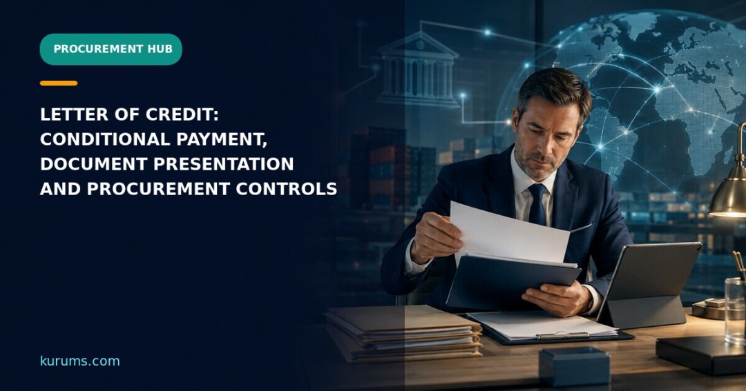 Procurement Hub featured cover for Letter of Credit: Conditional Payment, Document Presentation and Procurement Controls