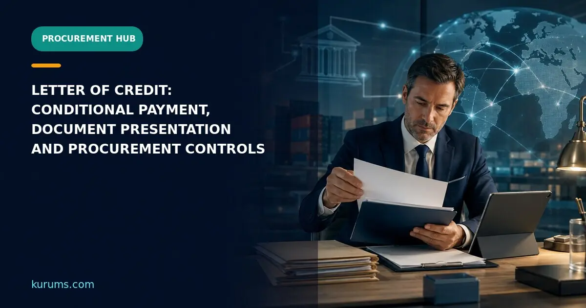 Procurement Hub featured cover for Letter of Credit: Conditional Payment, Document Presentation and Procurement Controls