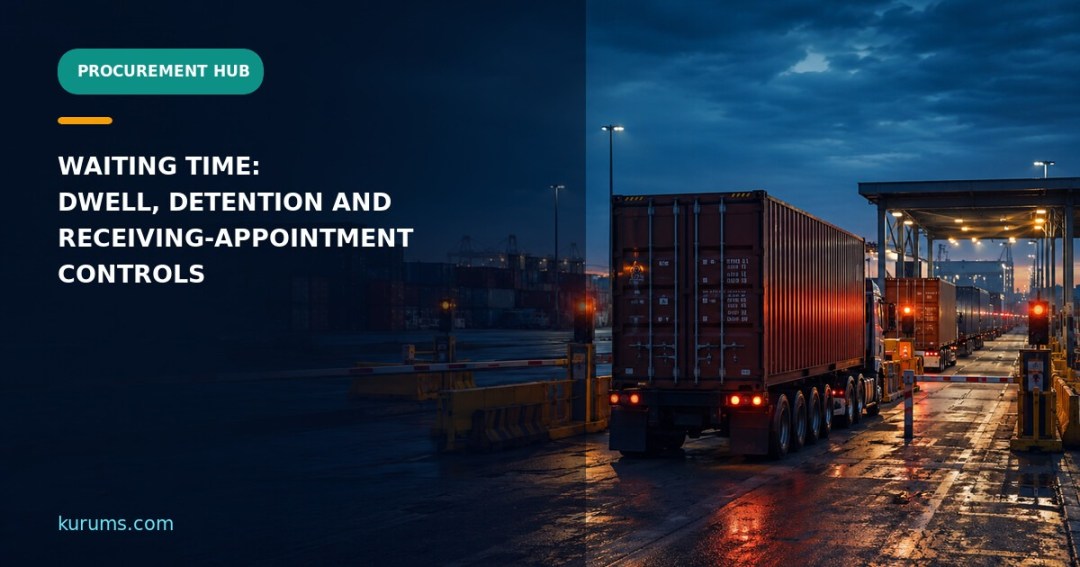 Procurement Hub featured cover for Waiting Time: Dwell, Detention and Receiving-Appointment Controls