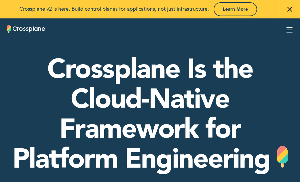 Crossplane official homepage