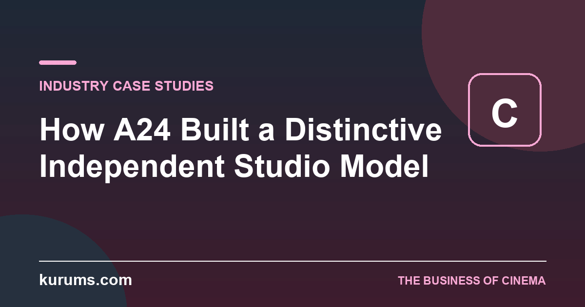 How A24 Built a Distinctive Independent Studio Model