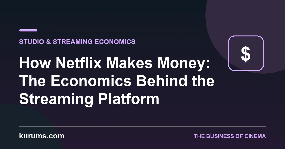 How Netflix Makes Money: The Economics Behind the Streaming Platform