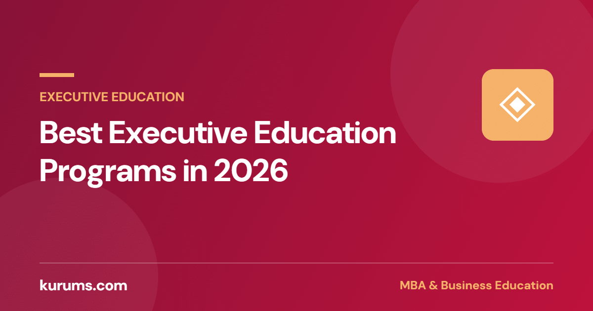 Best Executive Education Programs in 2026