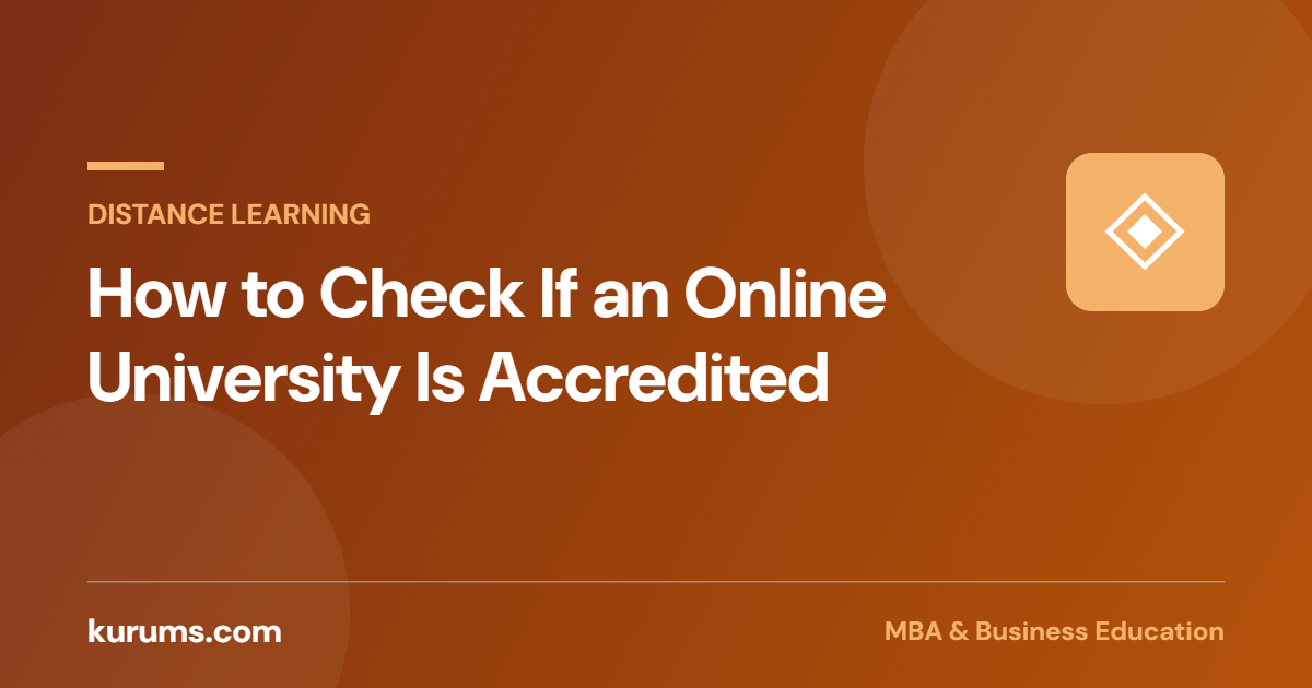 How to Check If an Online University Is Accredited
