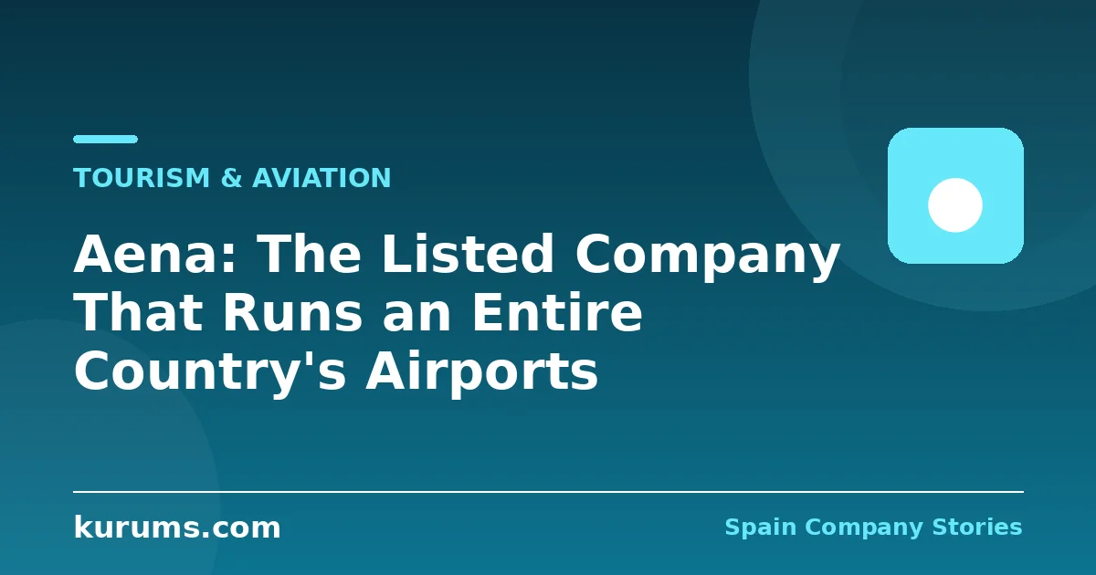 Aena: The Listed Company That Runs an Entire Country’s Airports