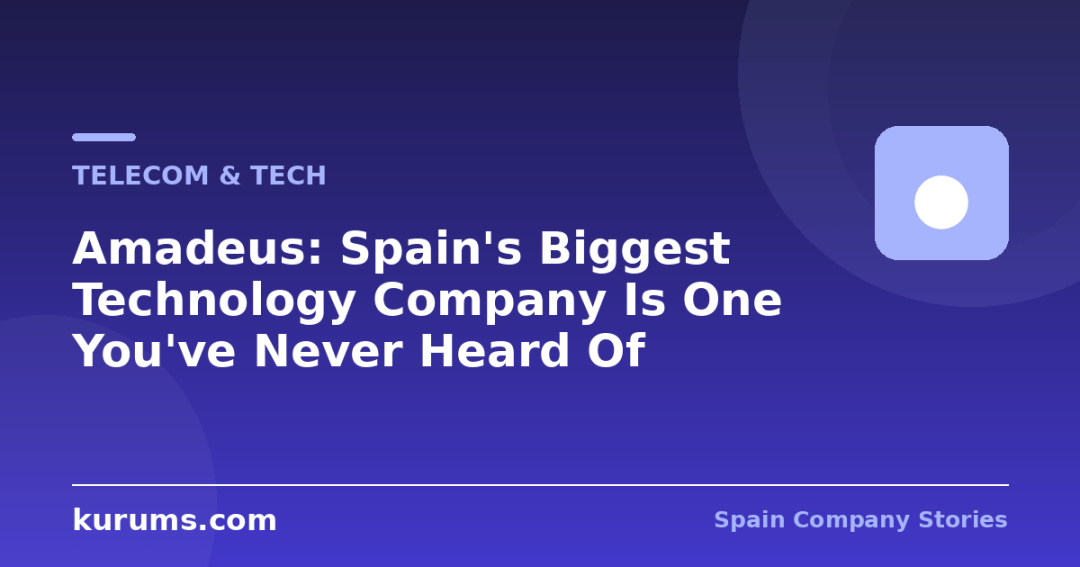 Amadeus: Spain’s Biggest Technology Company Is One You’ve Never Heard Of