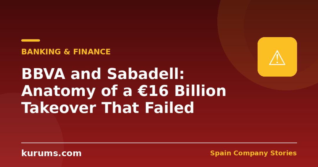 BBVA and Sabadell: Anatomy of a €16 Billion Takeover That Failed