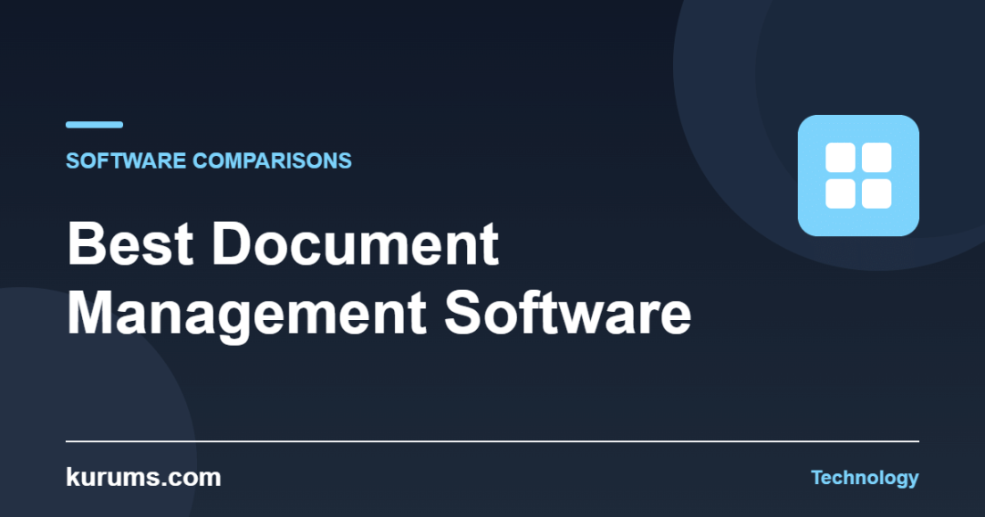 Best Document Management Software — kurums.com Technology cover