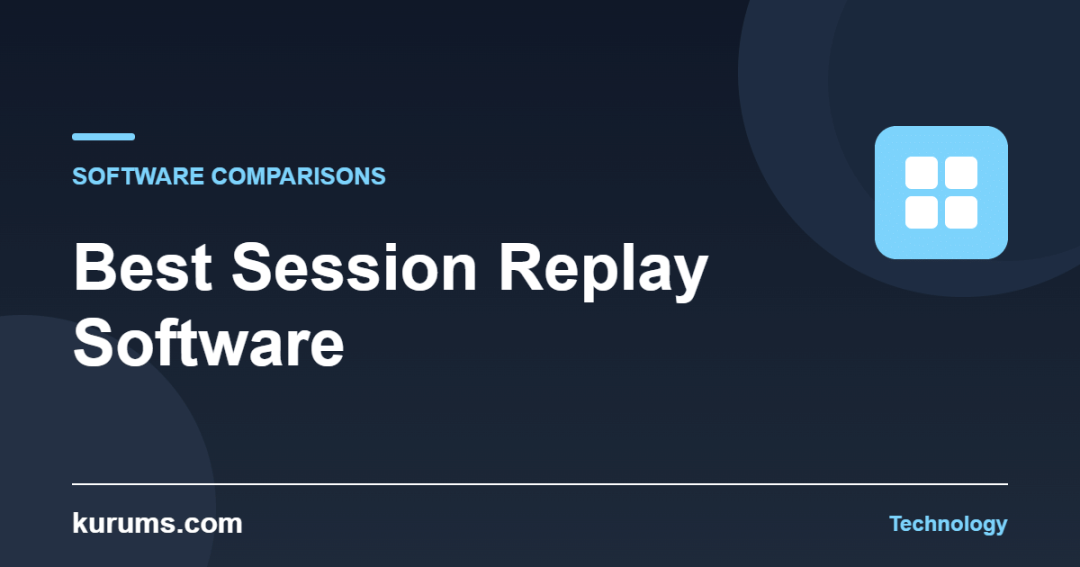 Best Session Replay Software — kurums.com Technology cover