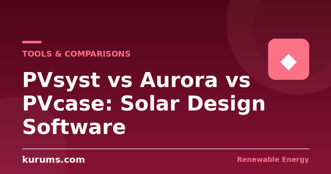 PVsyst vs Aurora vs HelioScope vs PVcase vs RatedPower: Which Solar Design Software Fits Your Business?