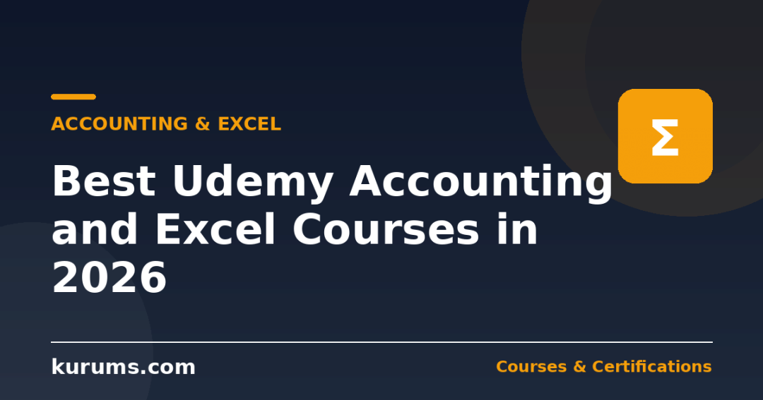 Best Udemy Accounting and Excel Courses in 2026: 8 Practical Picks for Finance Teams